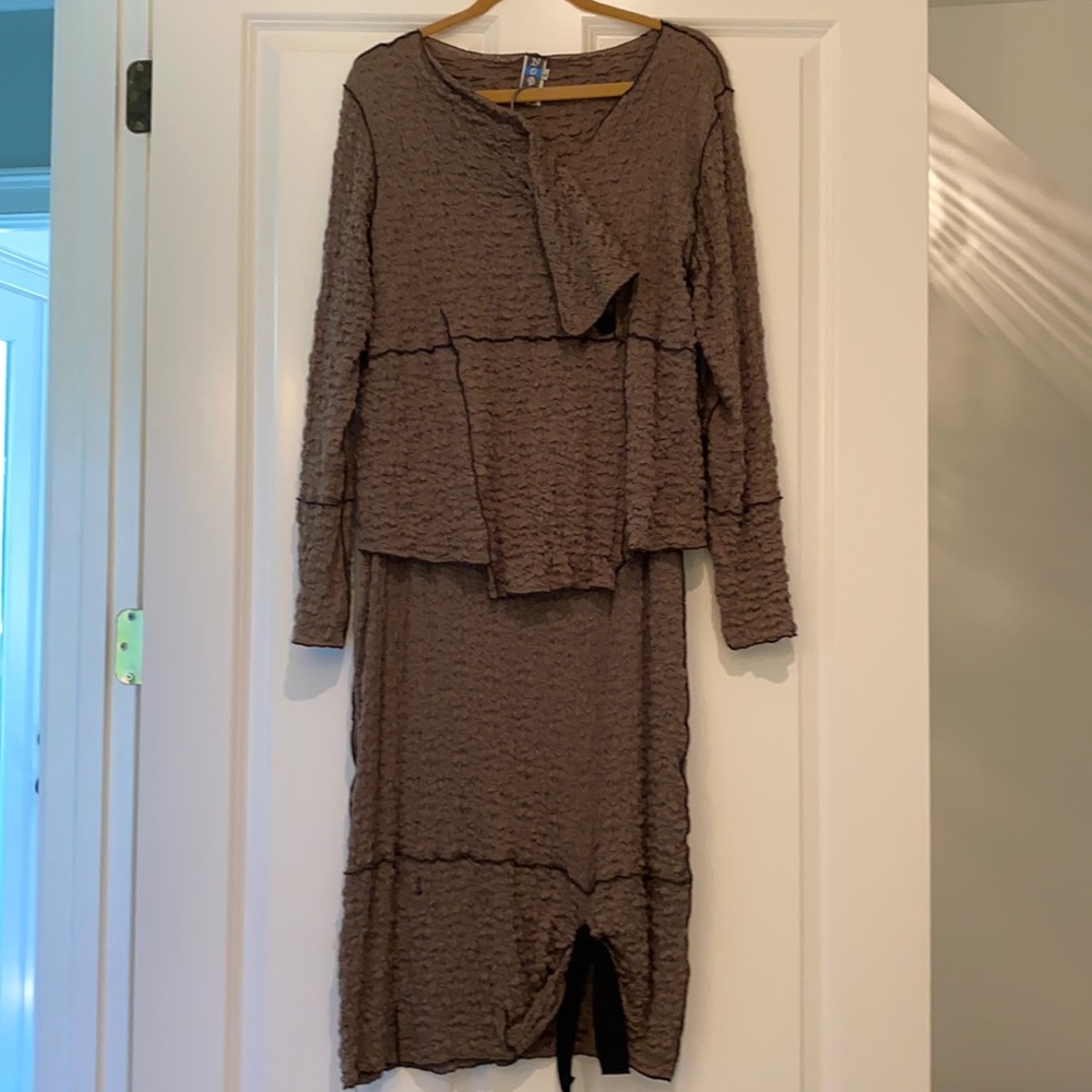 Ruched Blouse & shirt set